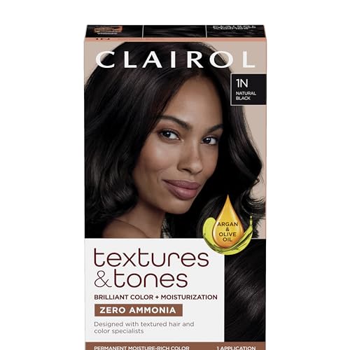 Clairol Textures & Tones 1N Natural Black Kit