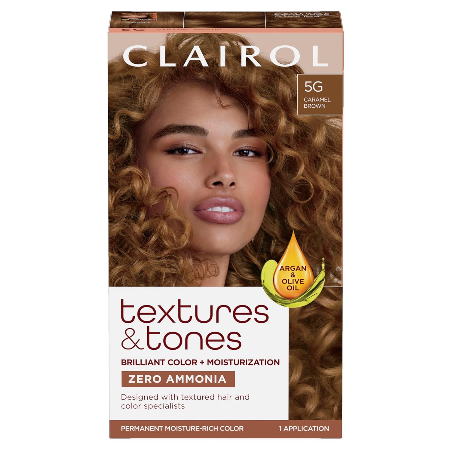 Clairol Textures & Tones 5G Caramel Brown Kit