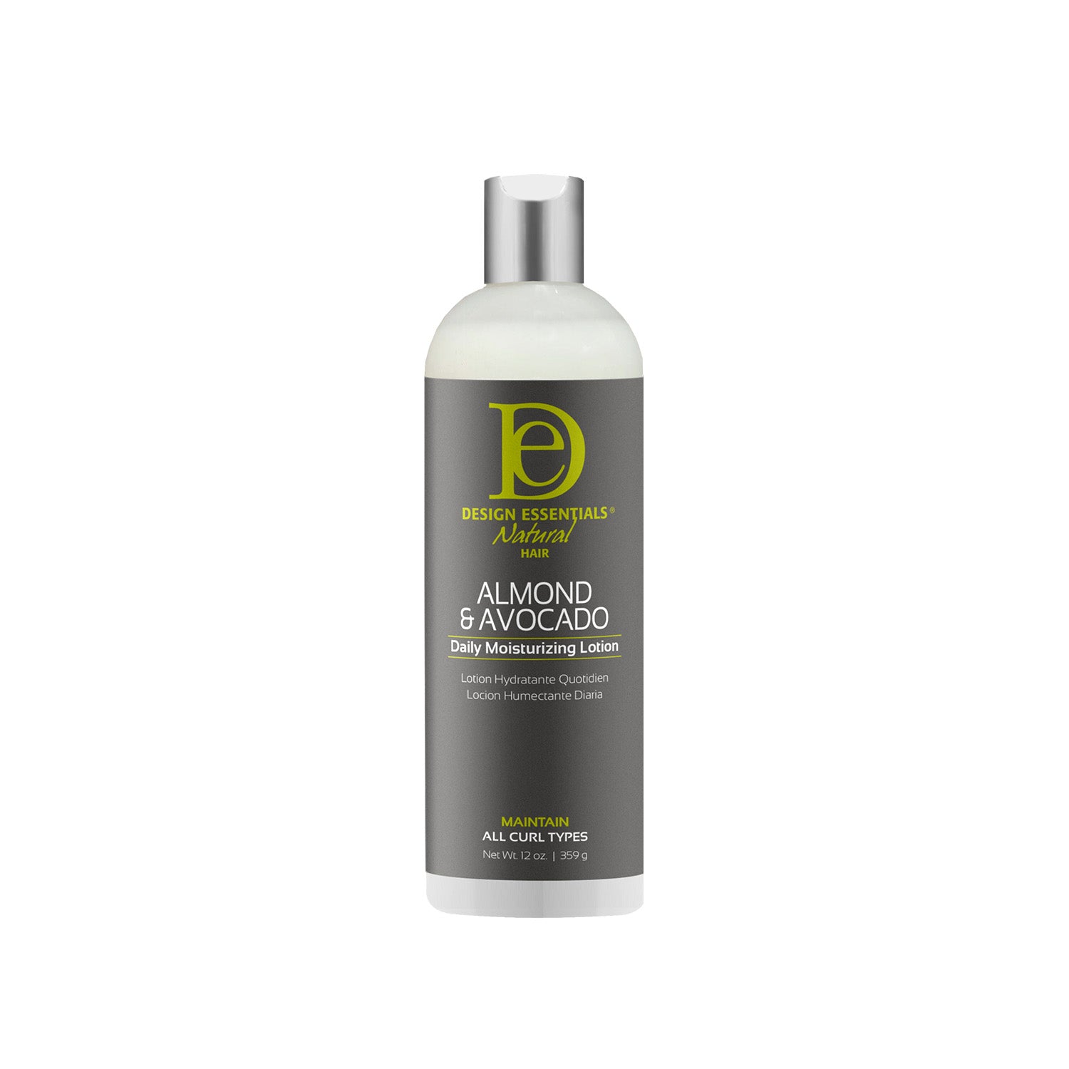 Design Essentials Almond & Avocado Daily Moisturizing Lotion 12oz