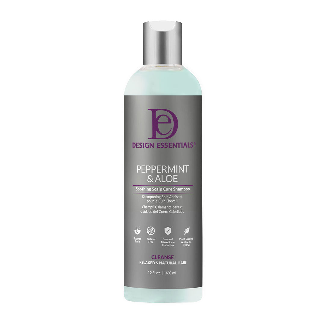 Design Essentials Peppermint & Aloe Soothing Anti-Itch Shampoo 12oz