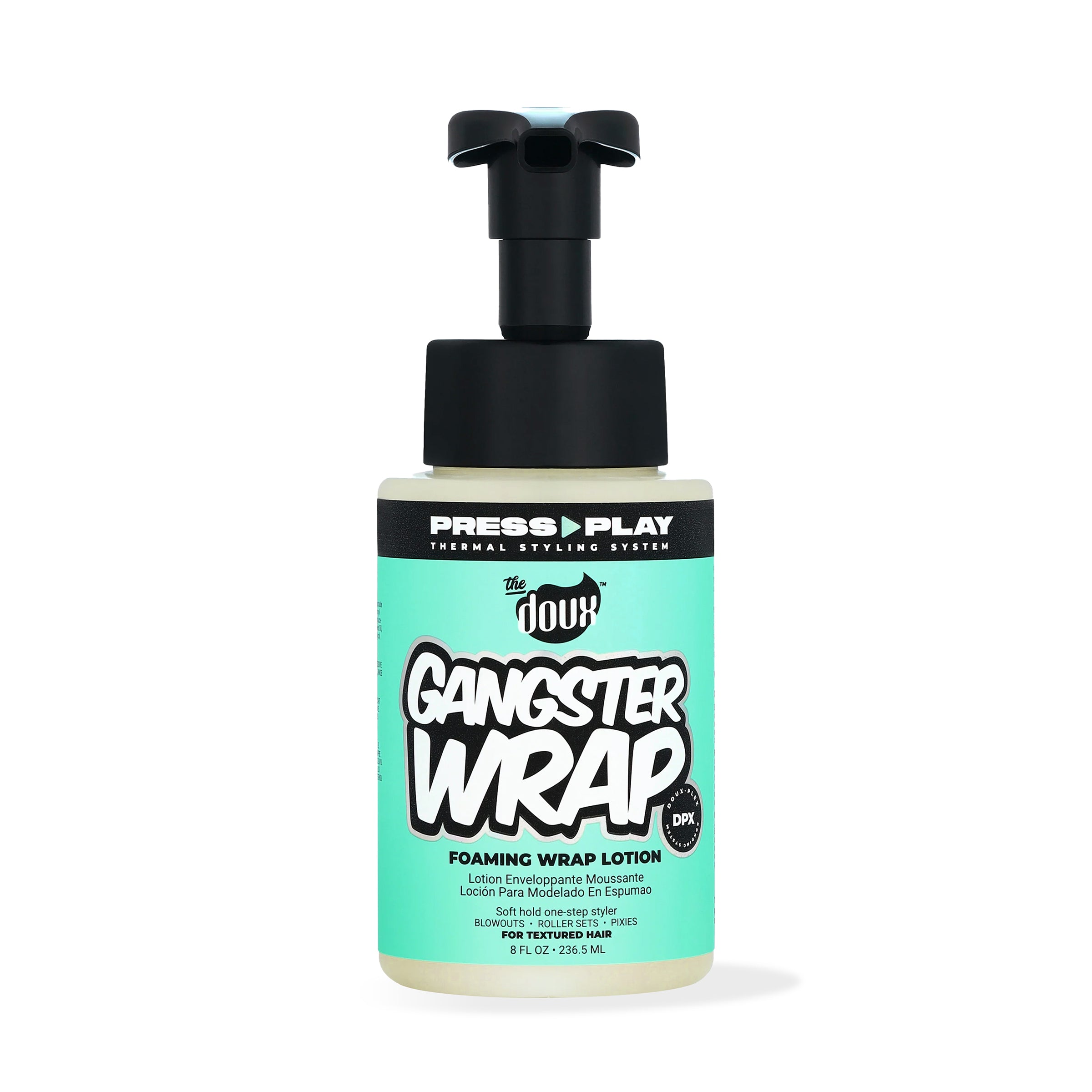 The Doux Press Play Gangster Wrap Foam Wrap Lotion 8oz