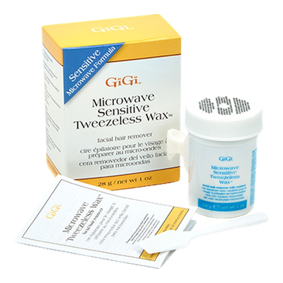 GiGi Microwave Tweezeless Wax Sensitive Skin 1oz