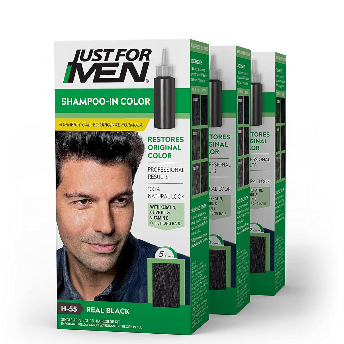 Just For Men Hair Color H-40 Medium Dark Brown Kit