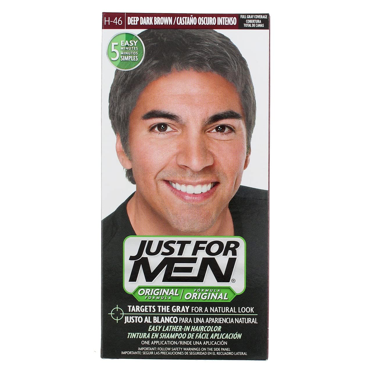 Just For Men Hair Color H-46 Deep Dark Brown Kit