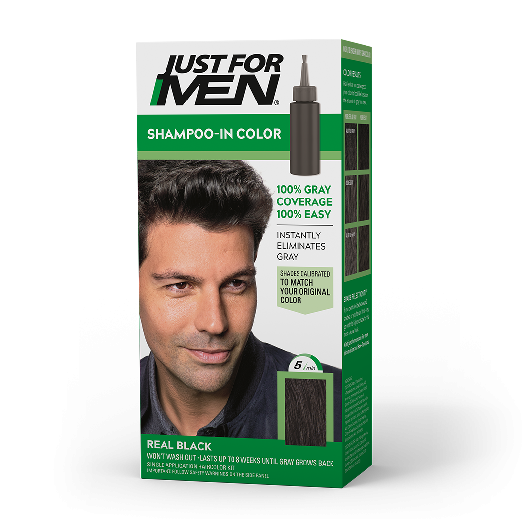Just For Men Hair Color H-55 Real Black Kit
