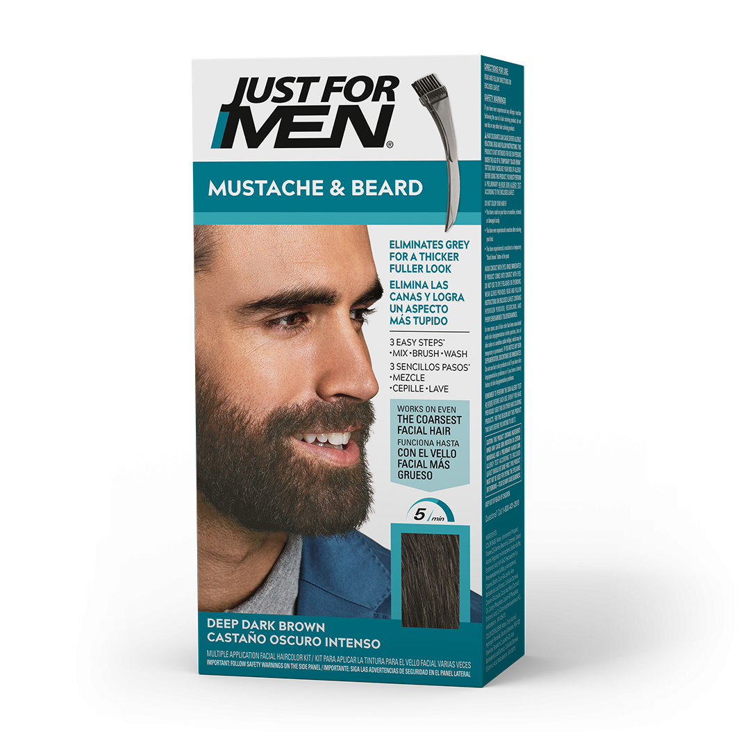 Just For Men Mustache & Beard M-46 Deep Dark Brown Kit