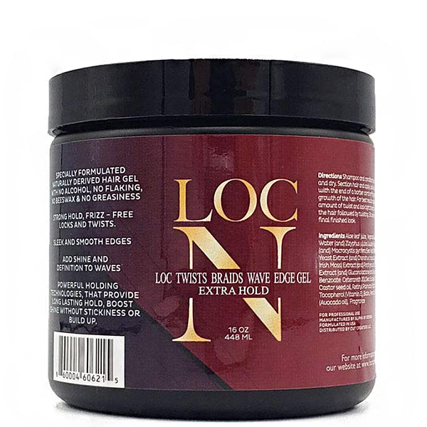 Loc N Loc Twist Braid Wave Edge Gel Extra Hold 16oz