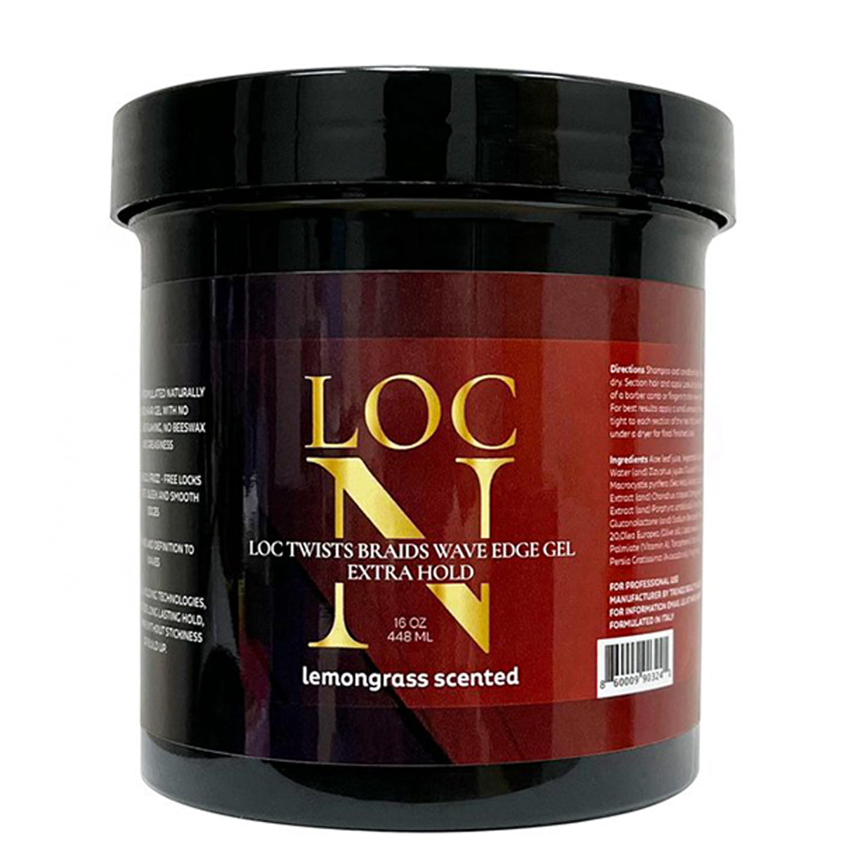 Loc N Loc Twist Braid Wave Edge Gel Lemongrass 16oz