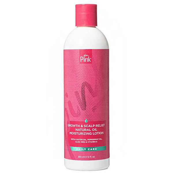 Luster's Pink Oil Moisturizer Lotion Growth Scalp Relief 12oz