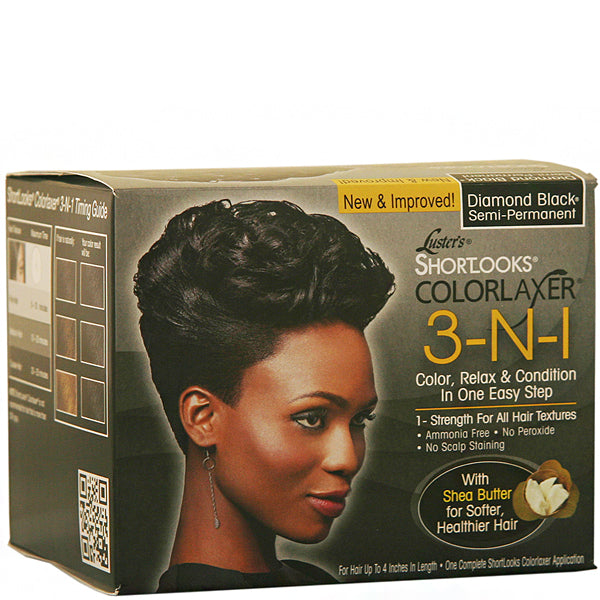 Luster's Pink ShortLooks ColorLaxer 3-in-1 Black KIT