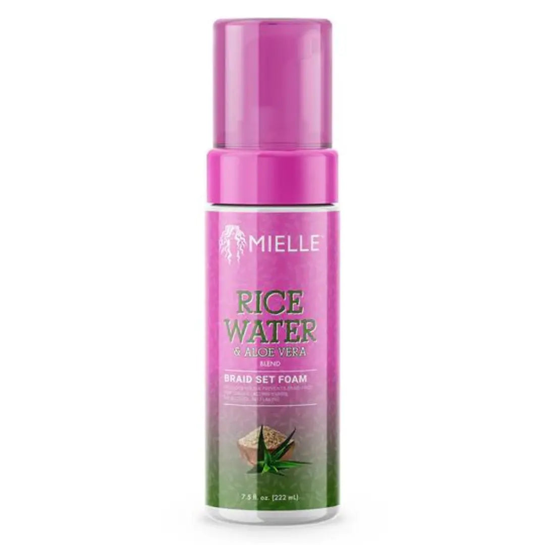 Mielle Rice Water & Aloe Braid Set Foam 7.5oz
