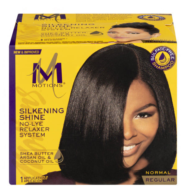 Motions Silkening Shine No-Lye Relaxer Kit Regular