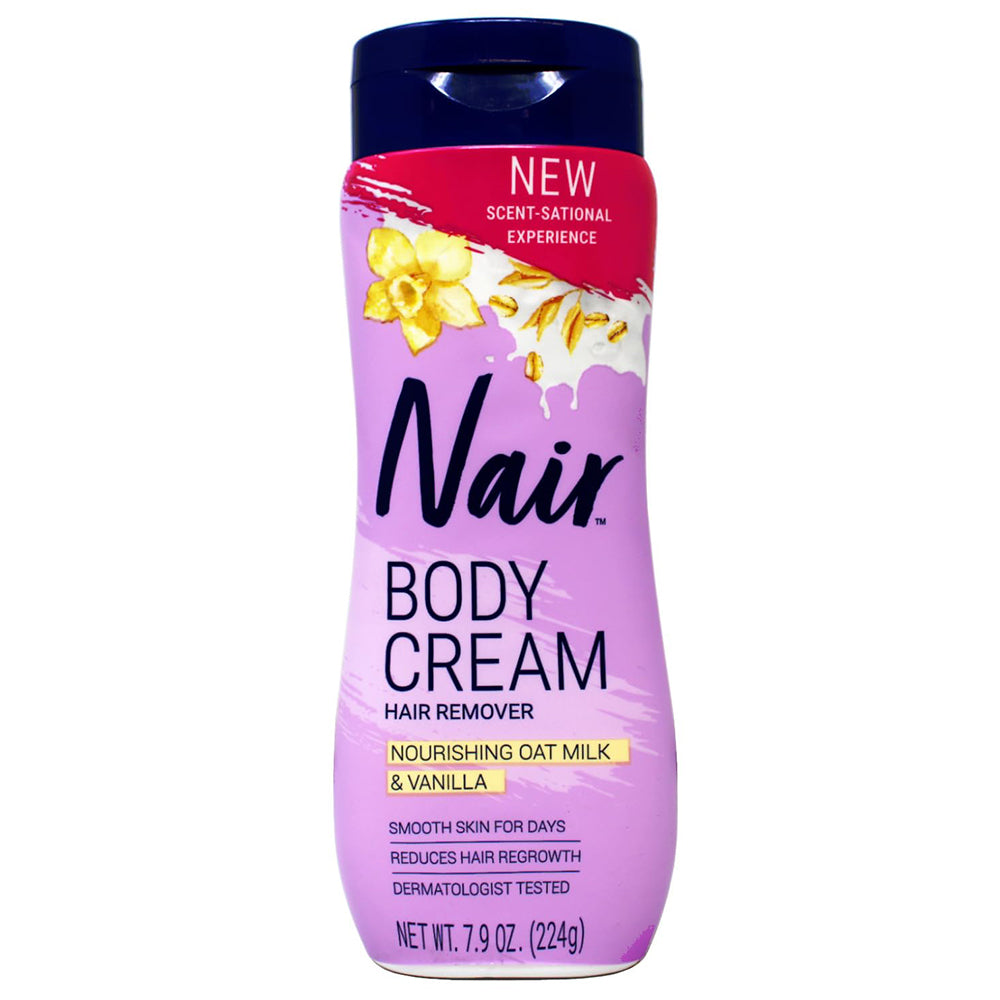 Nair Hair Remover Body Lotion Oat Milk & Vanilla 7.9oz