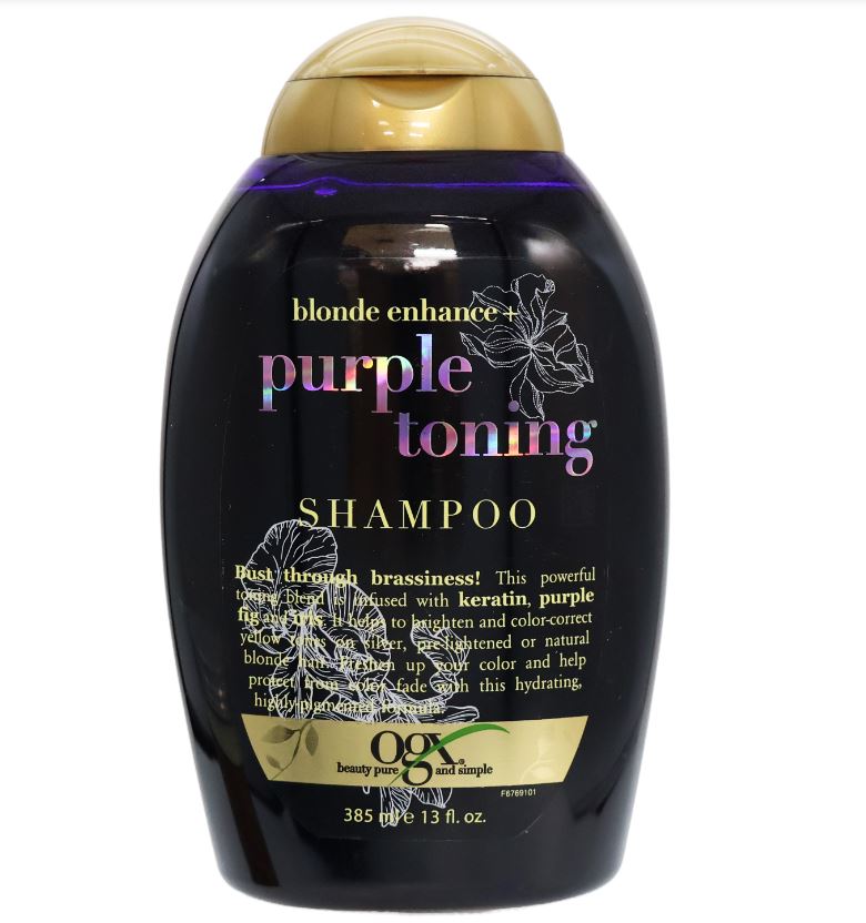 OGX Blonde Enhance Purple Toning Shampoo 13oz