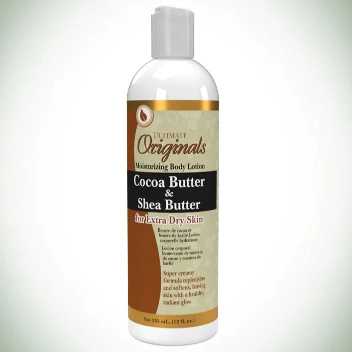 Africa's Best Ultimate Organics Cocoa & Shea Butter Body Lotion 12oz