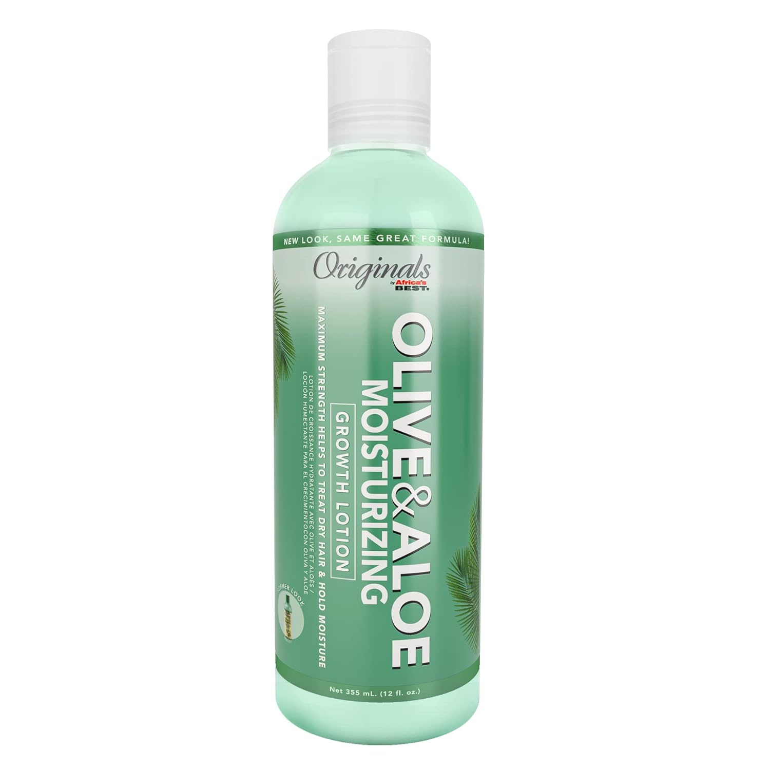 Africa's Best Organics Olive Oil Maximum Strength Moisturizing Growth Lotion 12oz