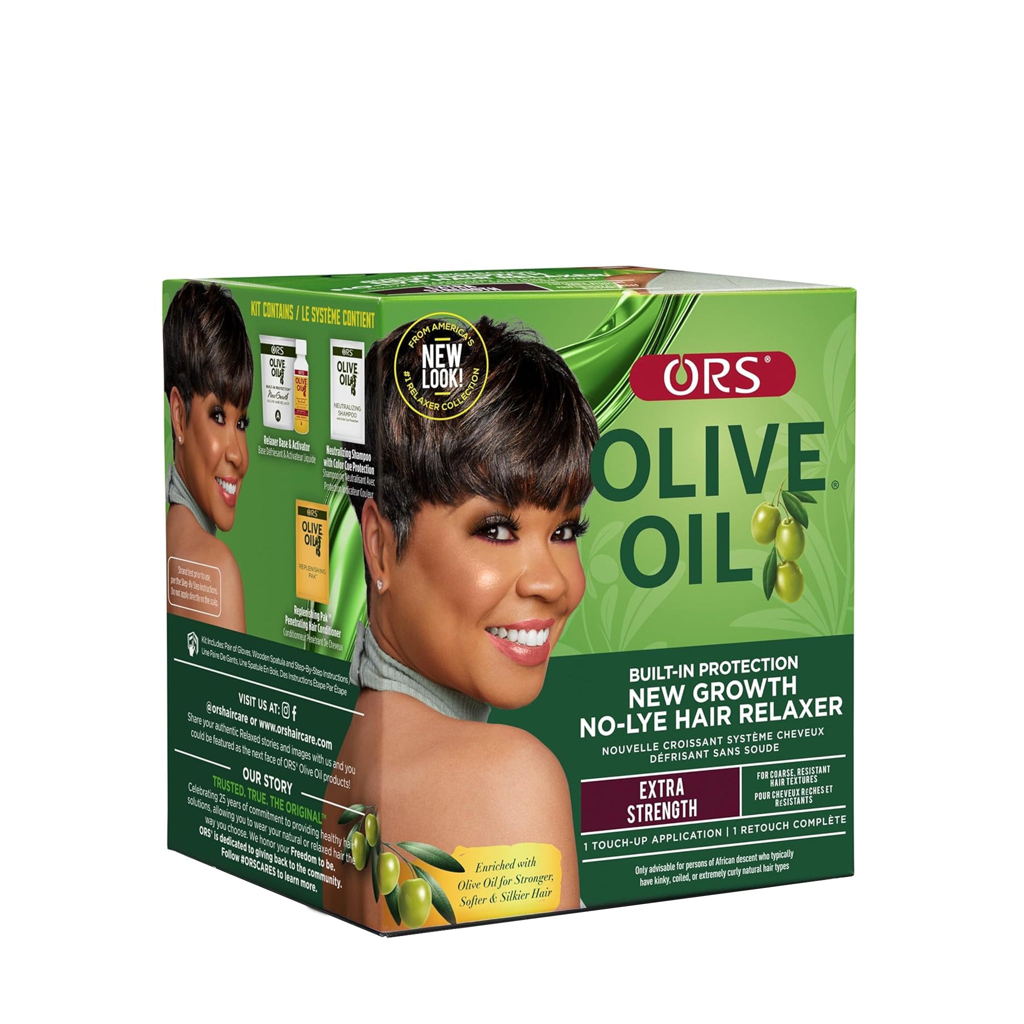 ORS Olive Oil New Growth Relaxer Extra Strength Kit