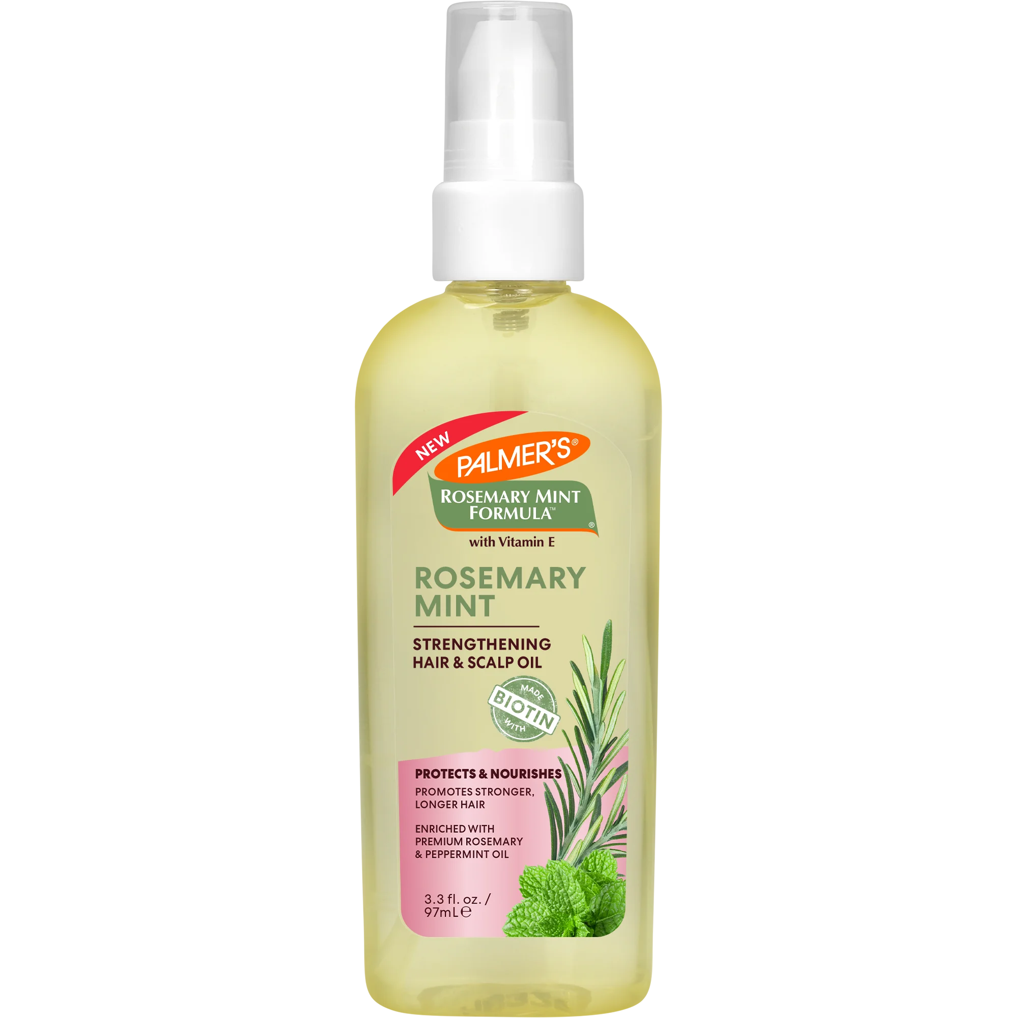 Palmer's Rosemary Mint Strengthening Hair Oil 3.3oz