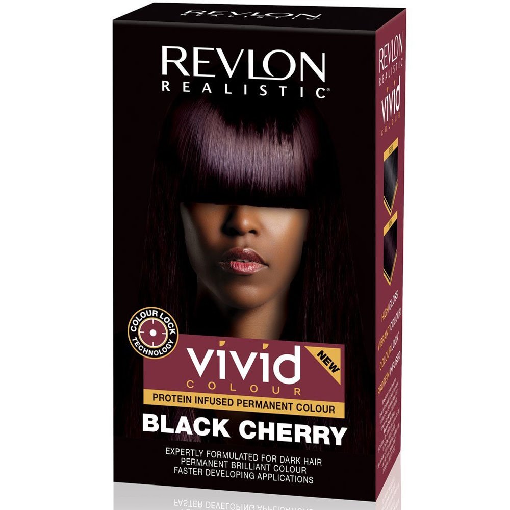 Revlon Realistic Vivid Hair Color Black Cherry KIT