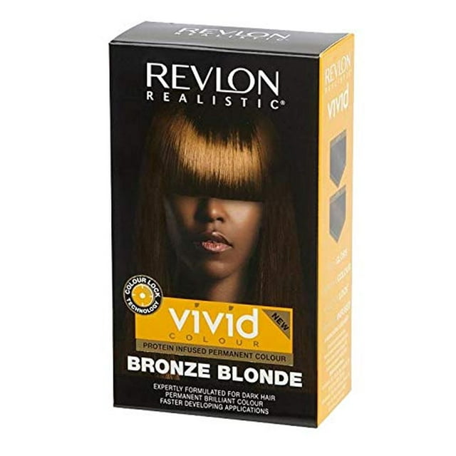 Revlon Realistic Vivid Hair Color Bronze Blonde KIT