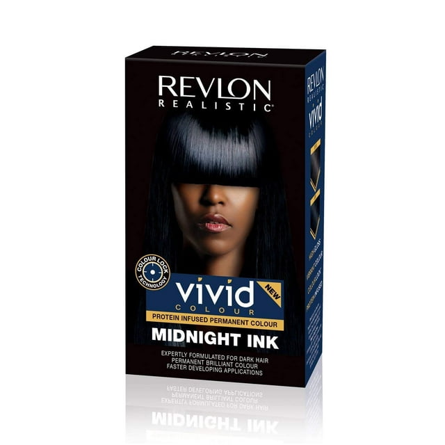 Revlon Realistic Vivid Hair Color Midnight Ink KIT