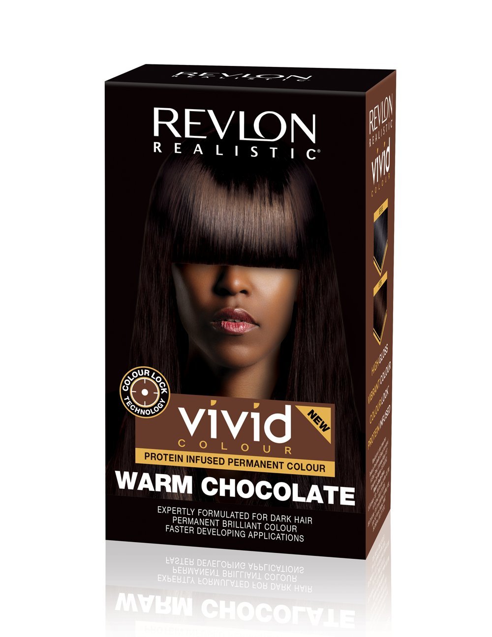 Revlon Realistic Vivid Hair Color Warm Chocolate KIT