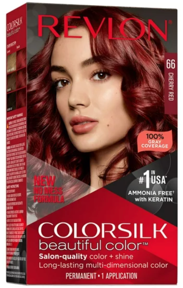 Revlon ColorSilk Hair Color #66 Cherry Red KIT