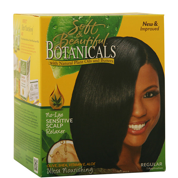 Soft & Beautiful Botanicals No-Lye Relaxer Regular KIT-1app
