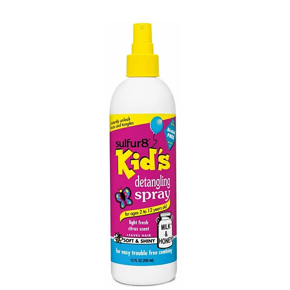 Sulfur8 Kids Detangler Spray 12oz