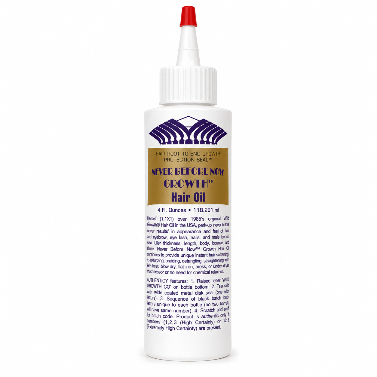 Wild Growth Never Before Now Growth Hair Oil 4oz