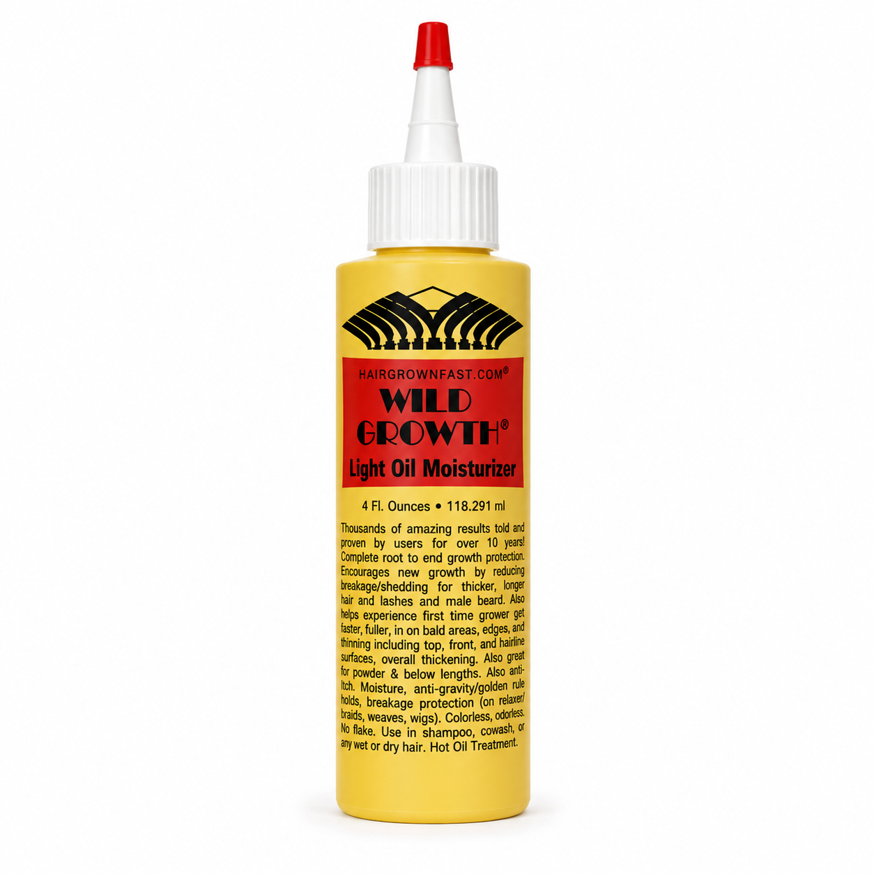 Wild Growth Light Oil Moisturizer 4oz