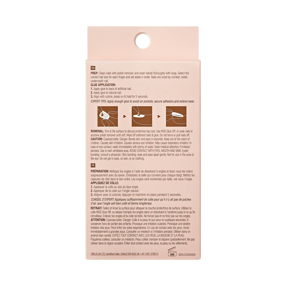 Kiss Salon Acrylic Natural Nails (28ct) view 2