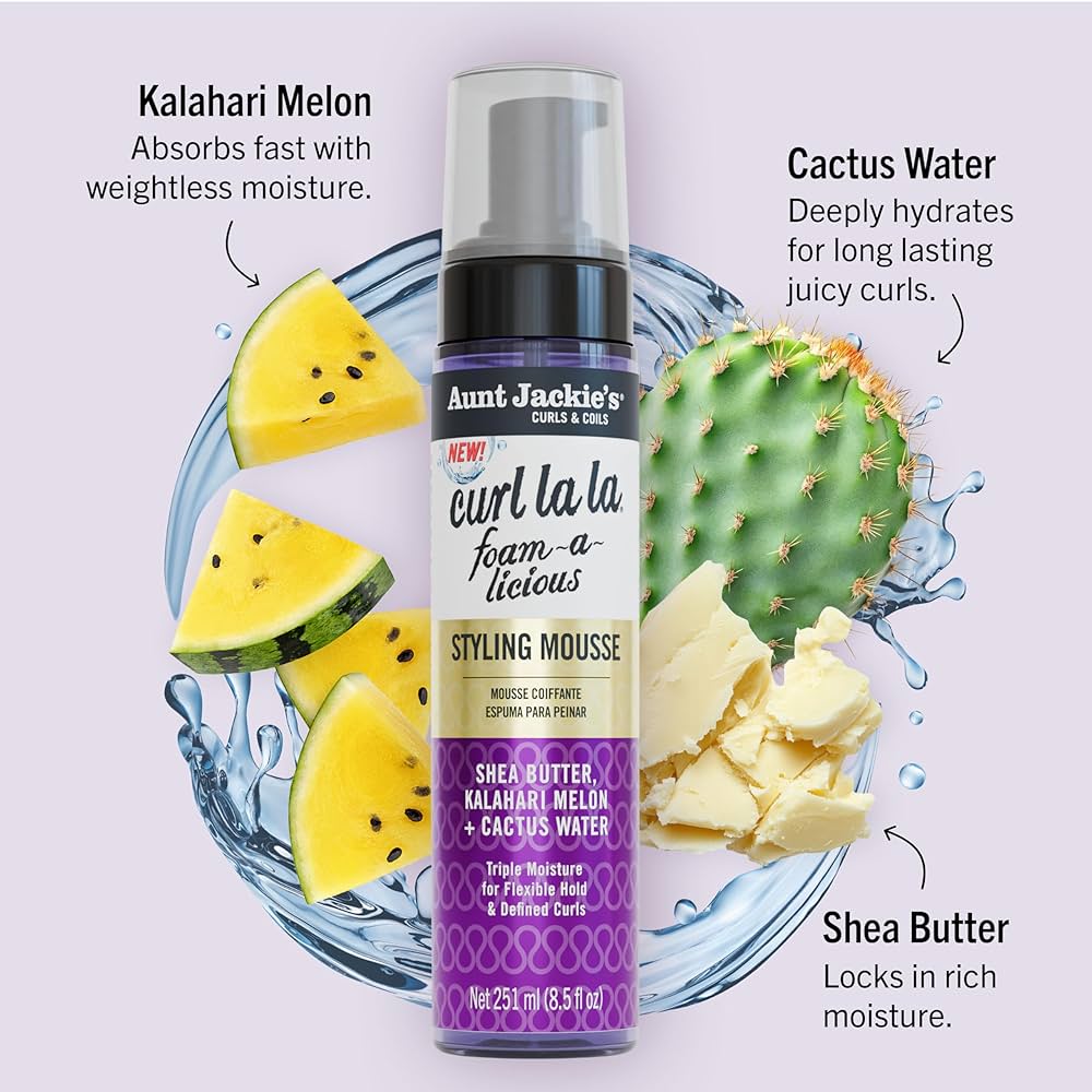 Aunt Jackie's Curl LaLa Styling Mousse 8.5oz view 2
