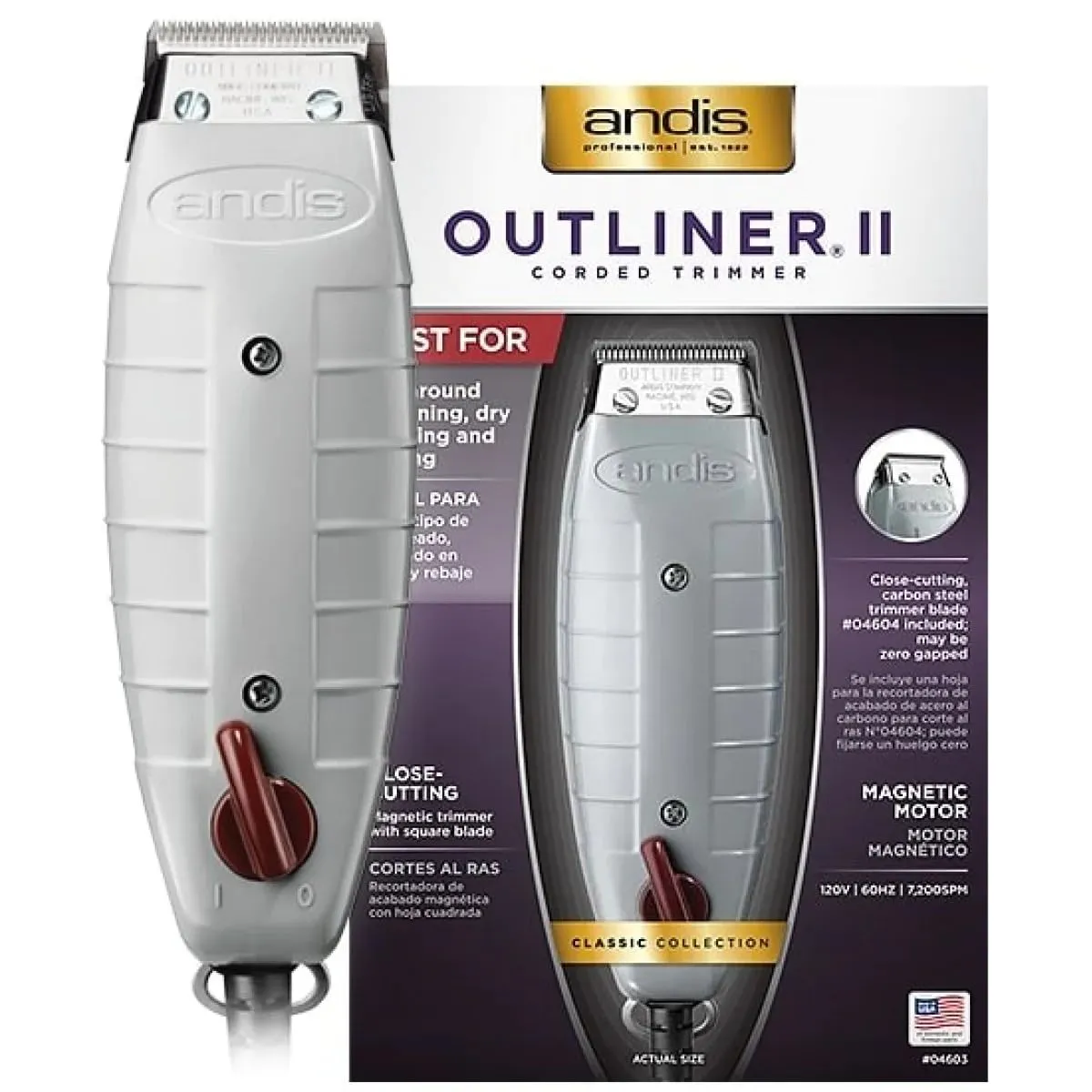 Andis Outliner II view 2
