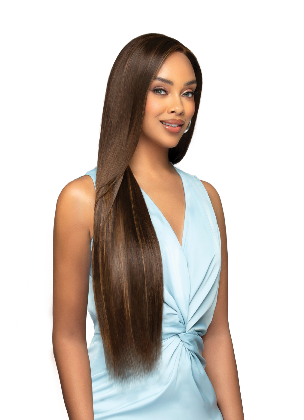 100% Human Hair Lace-Front Wig (Bone) view 2