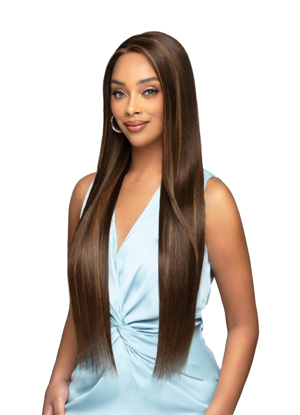 100% Human Hair Lace-Front Wig (Bone) view 3