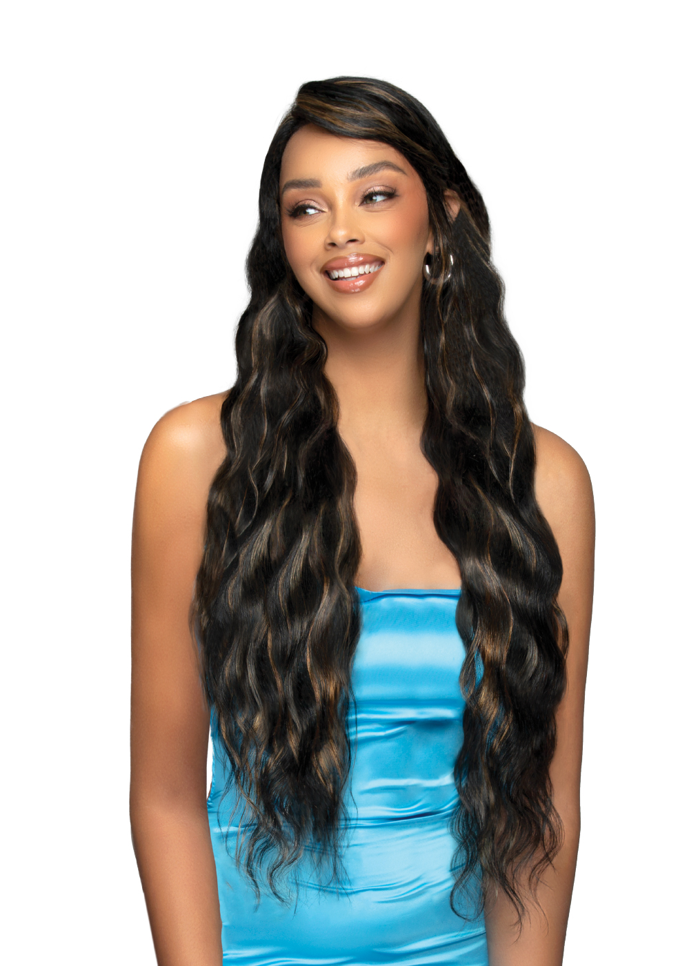 100% Human Hair Lace-Front Wig (Body Eave) view 2