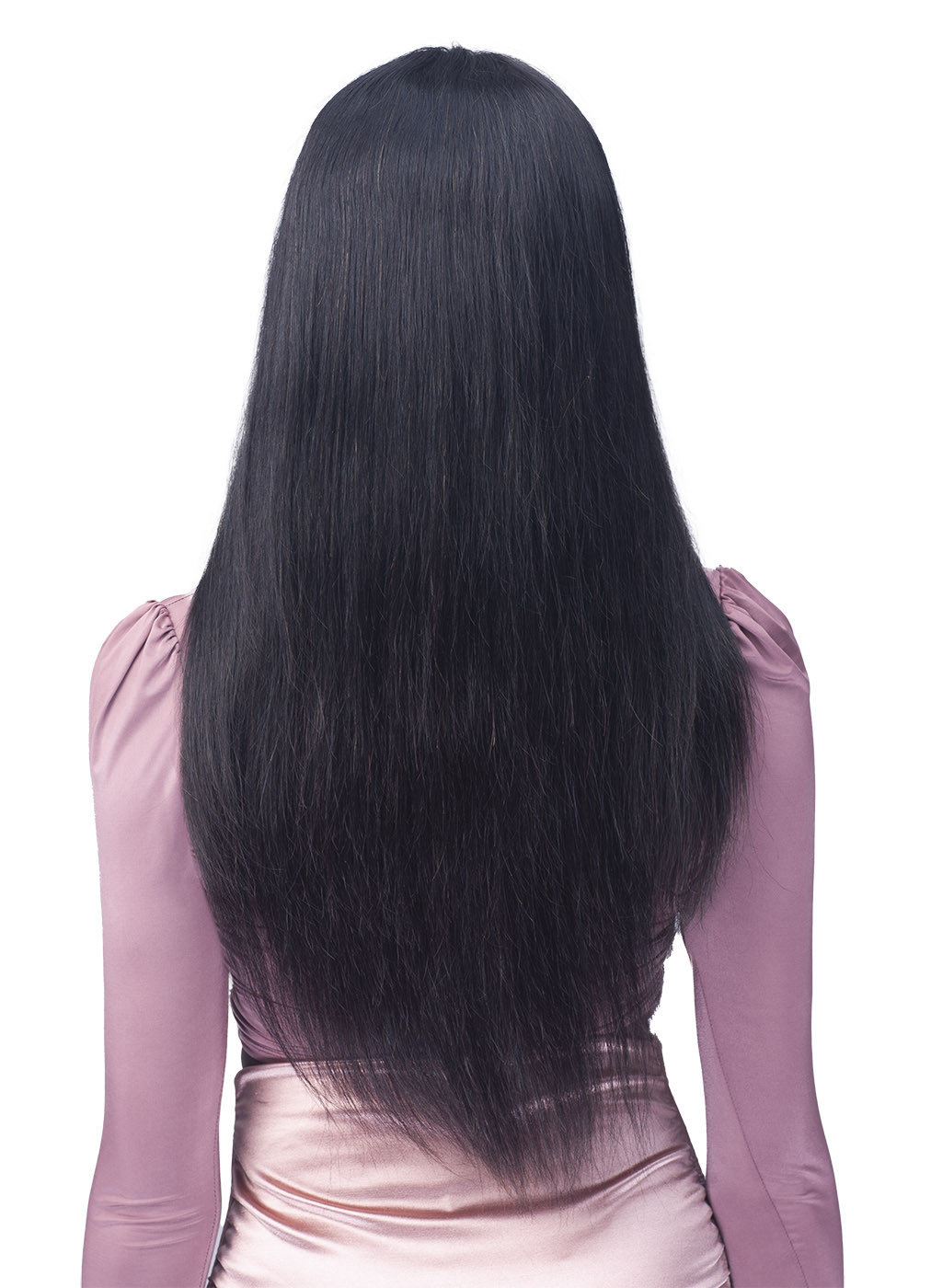 100% Human Hair Lace-Front Wig 26" (Straight) view 3